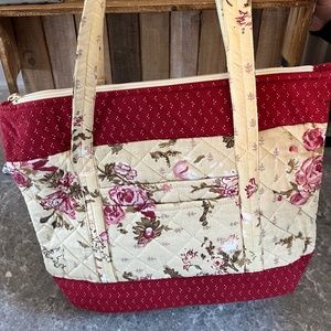 Tote Bag, Flower Print
